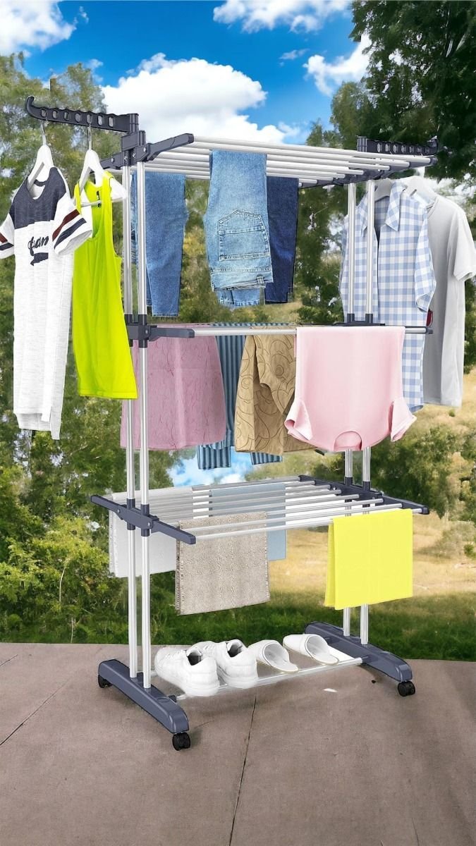 Adjustable Multi-Layer Clothes Drying Rack for sale in Kampala - Yilick