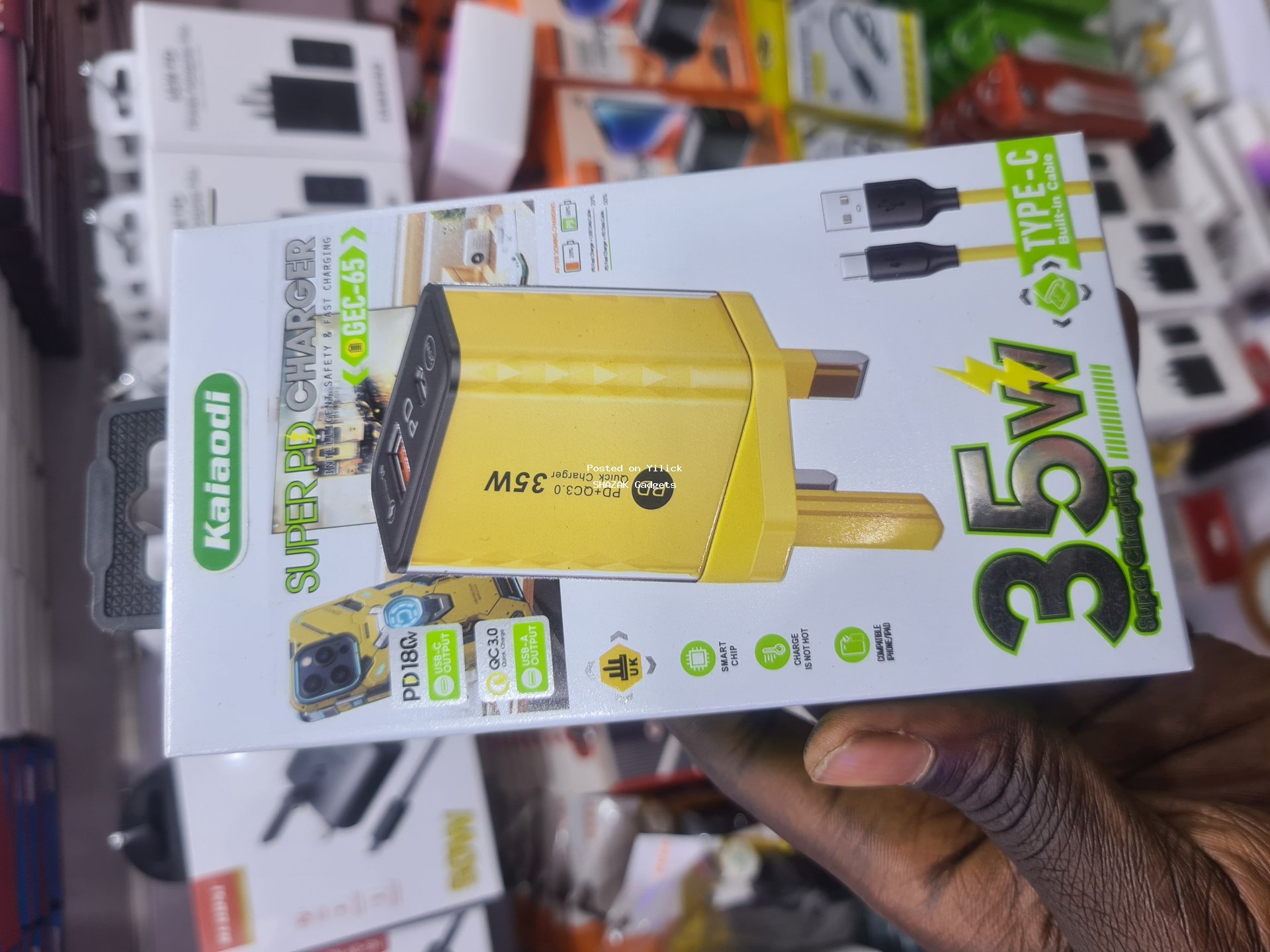 Kaloodi 35W Type-C Super Fast Charger for sale in Kampala - Yilick