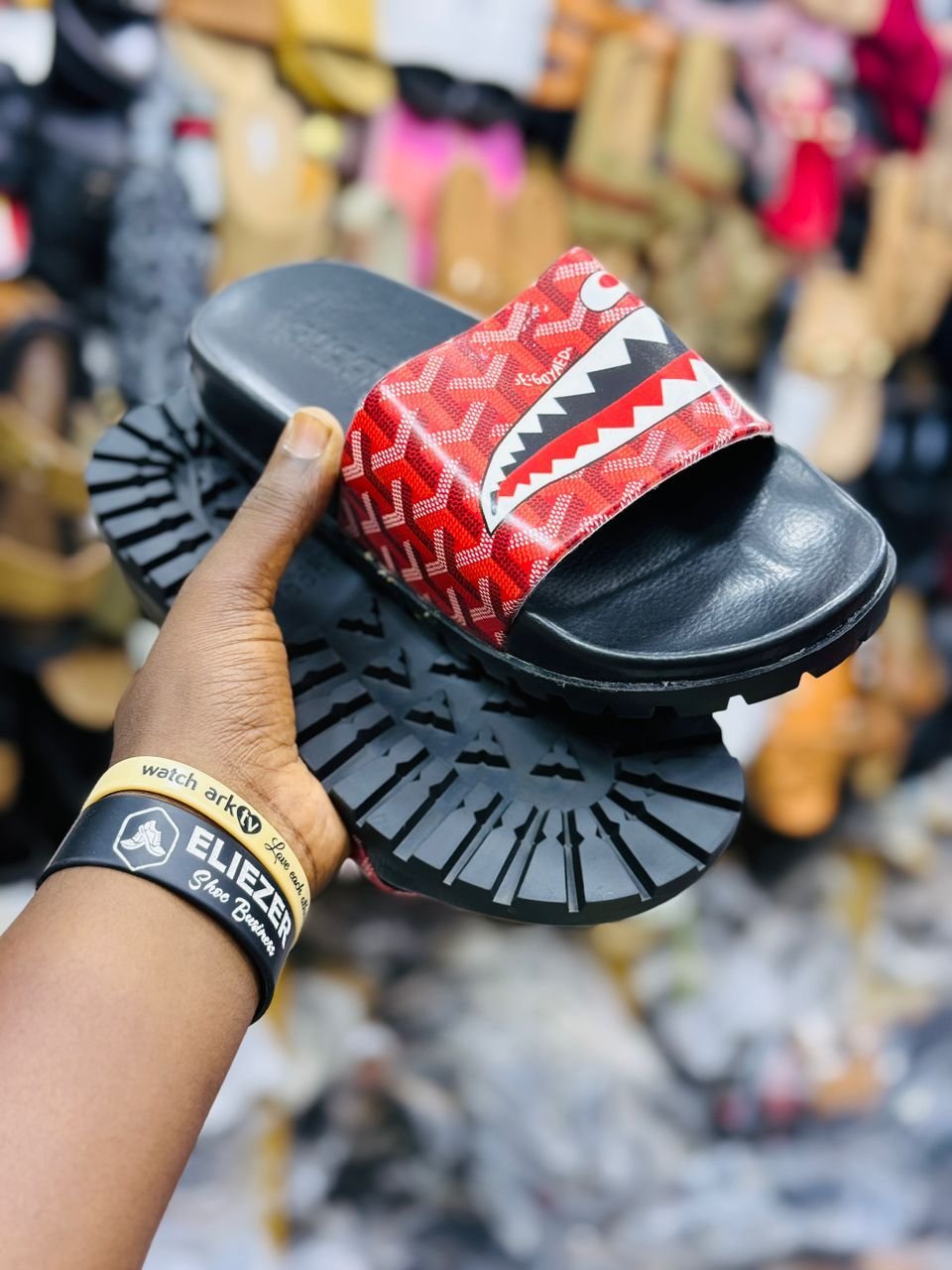 Stylish Red Slip-On Shoes for Ultimate Comfort for sale in Kampala - Yilick