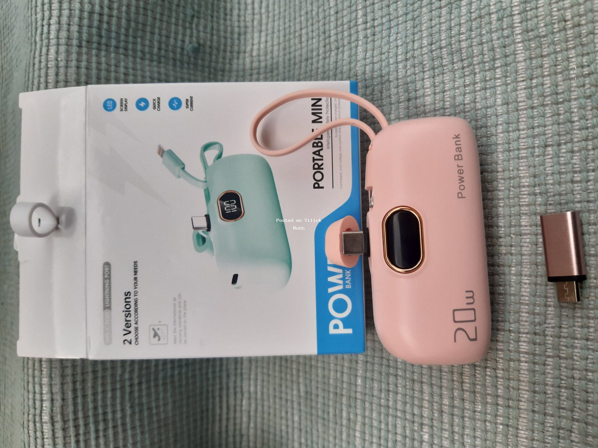 Portable Mini Power Bank - 20W Fast Charging for sale in Wakiso - Yilick