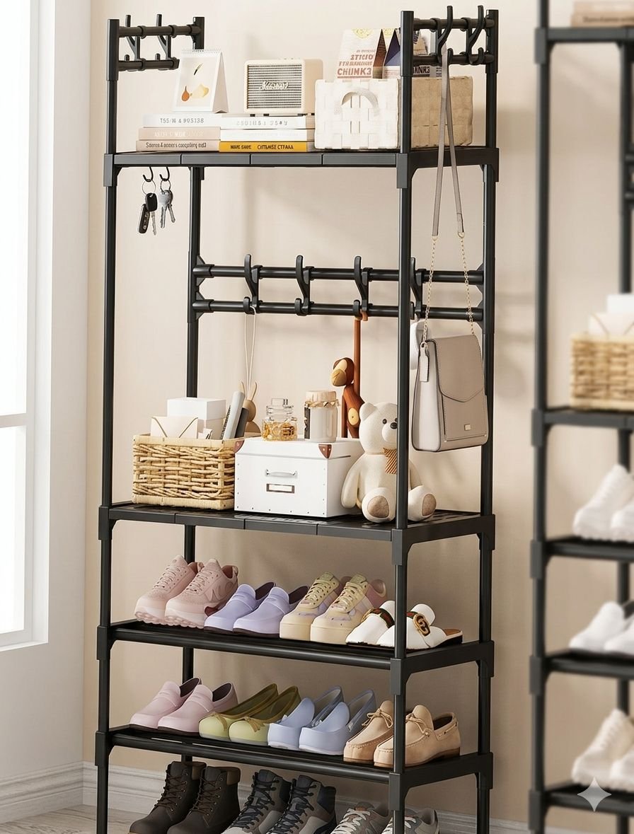 Versatile Multi-Use Shoe Rack and Organizer for sale in Kampala - Yilick