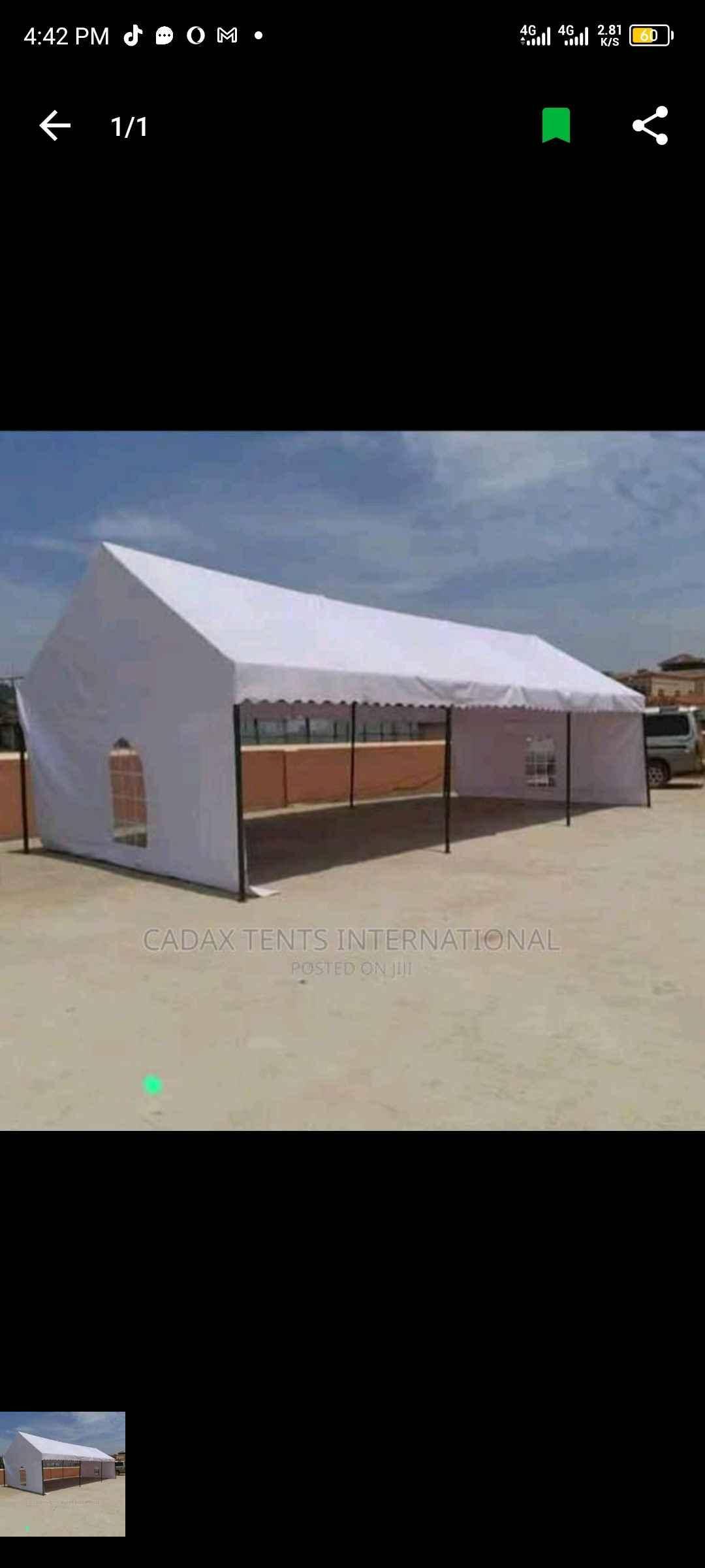 ordinary tent for 100 chairs for sale in Kampala - Yilick