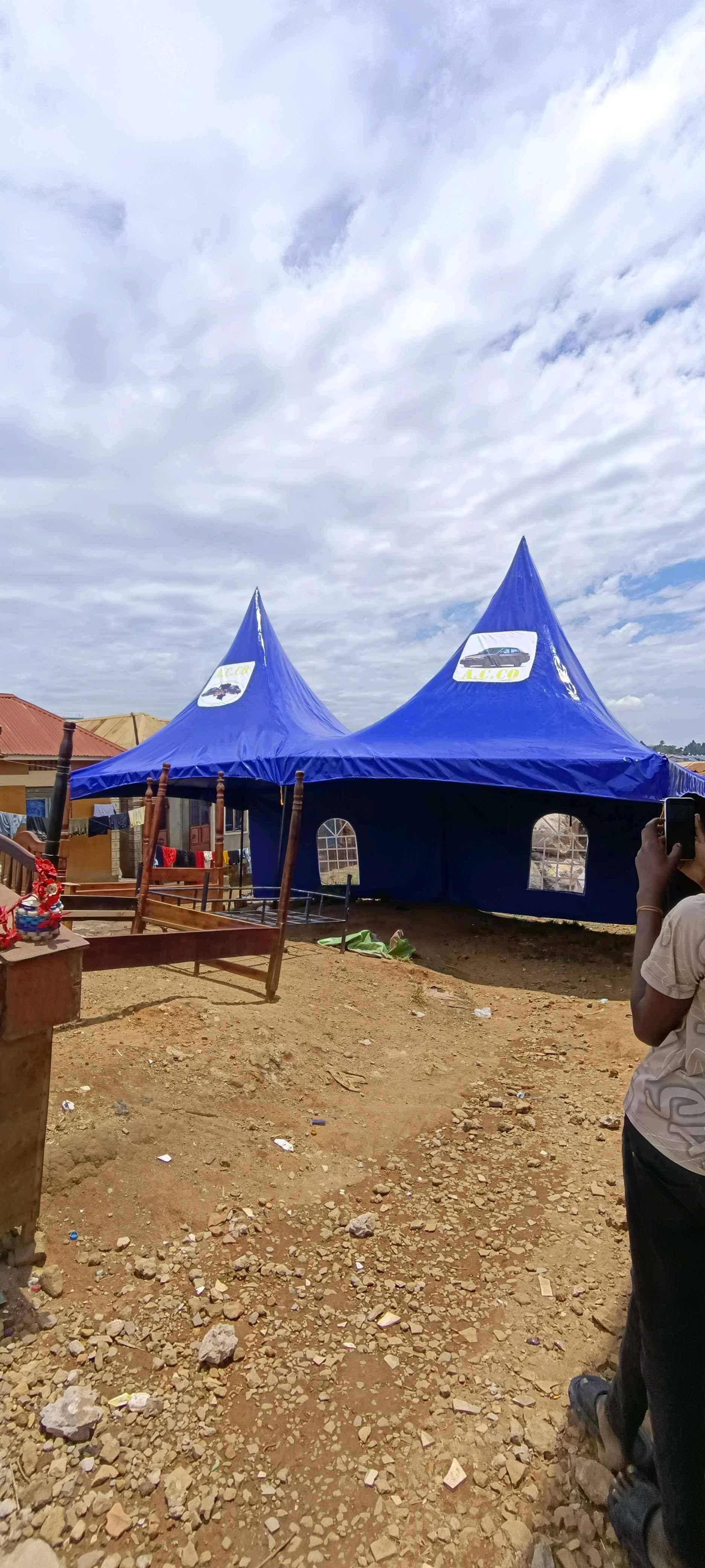 100 seater tent blue for sale in Kampala - Yilick