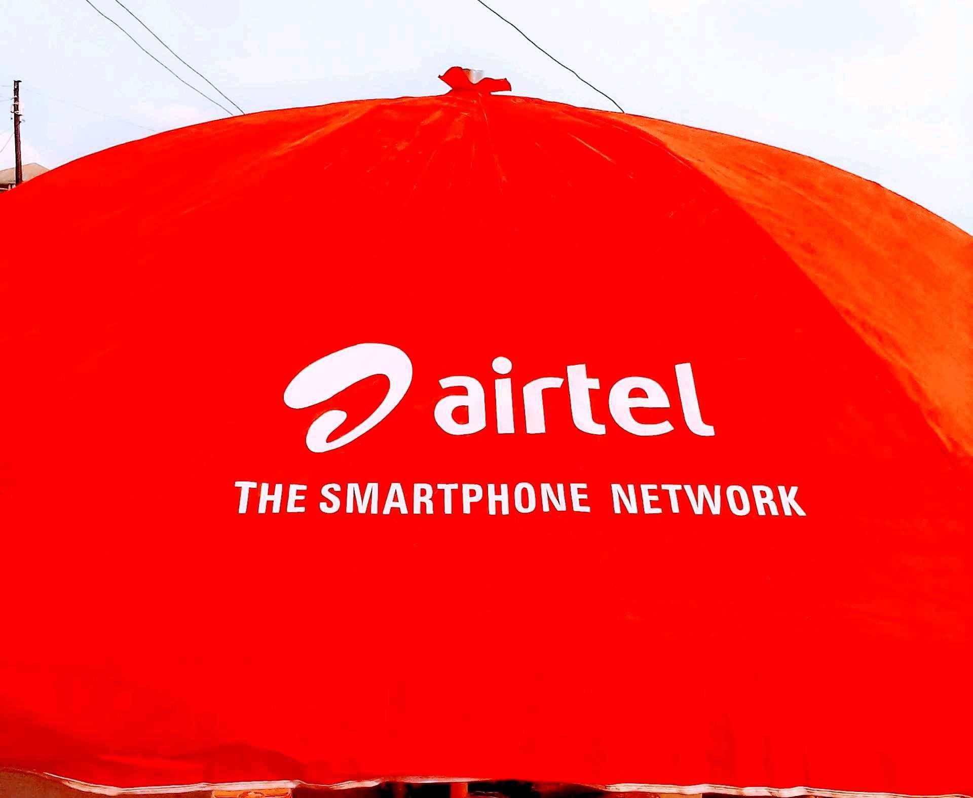 Airtel Money Umbrella Big Size - 55 inches Canopy for sale in Kampala - Yilick
