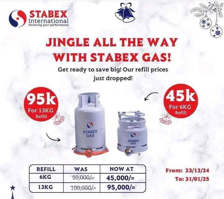 Stabex gas Refills for sale in Kampala - Yilick