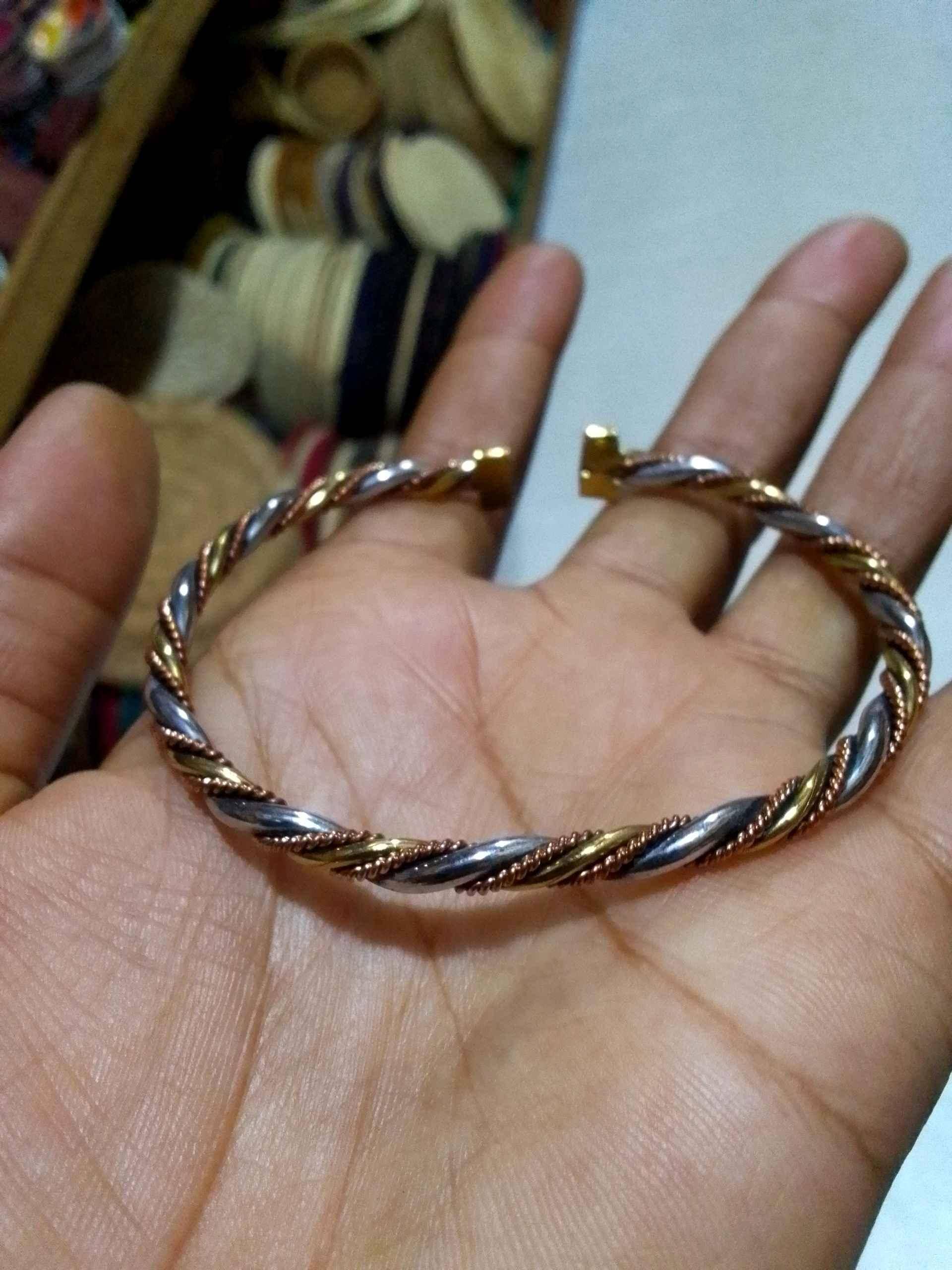 copper & Aluminum twisted bangle for sale in Kampala - Yilick
