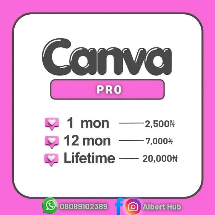 canva lifetime access for sale in Zombo - Yilick