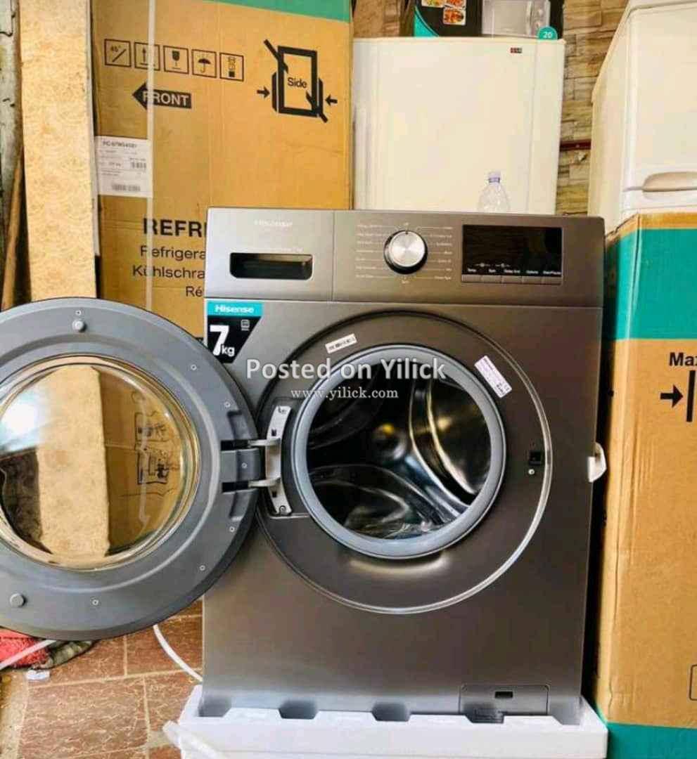 7kg frontloader hisense  washing machine  for sale in Kampala - Yilick