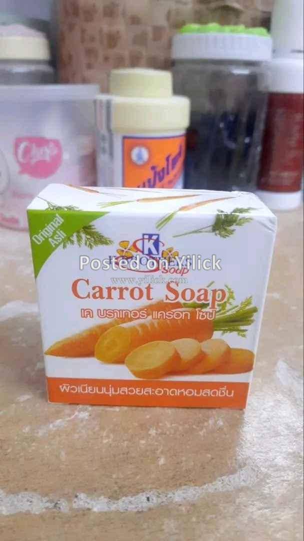 Carrot Soap for Face and Body for sale in Kampala - Yilick
