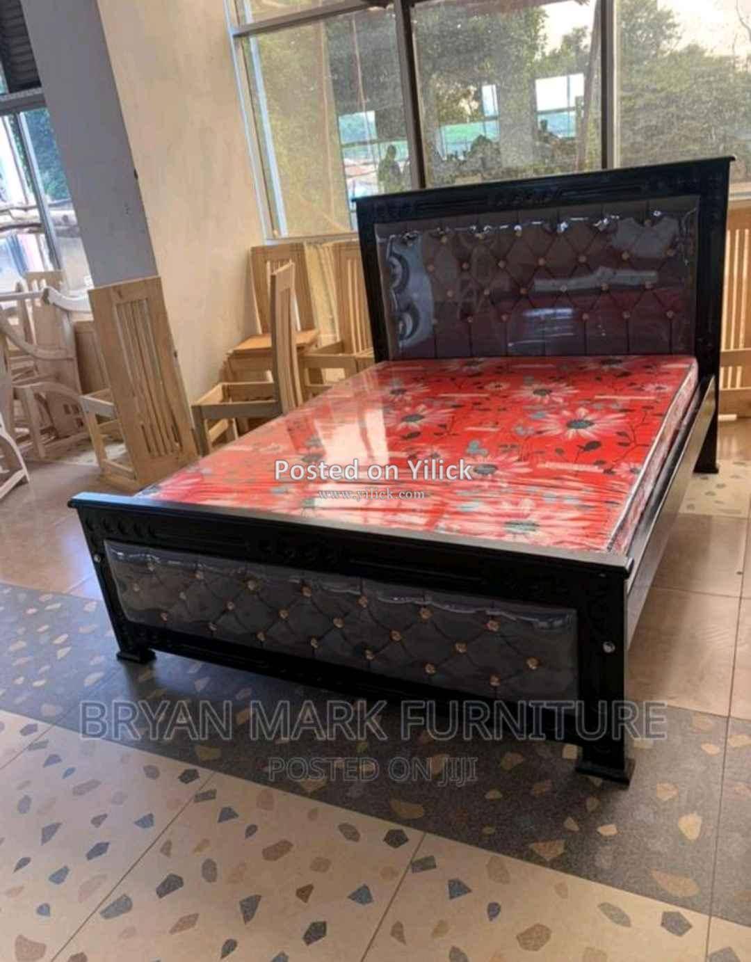 Leather bed 5x6 for sale in Kampala - Yilick
