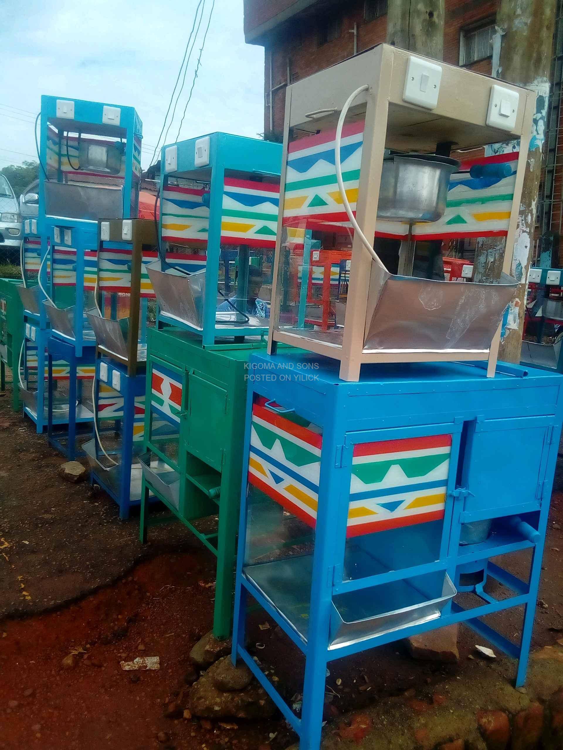 Smart electric and charcoal popcorn machines for sale in Kampala - Yilick