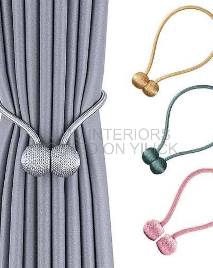 Gray Curtains and Tie backs  for sale in Kampala - Yilick