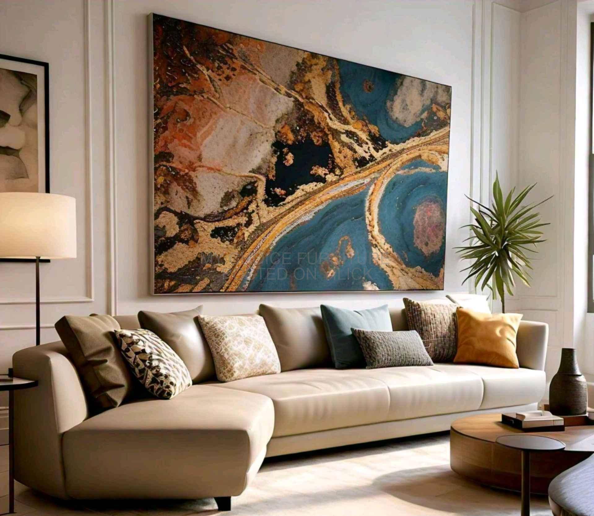 sofa set colour (cream) available  for sale in Kampala - Yilick