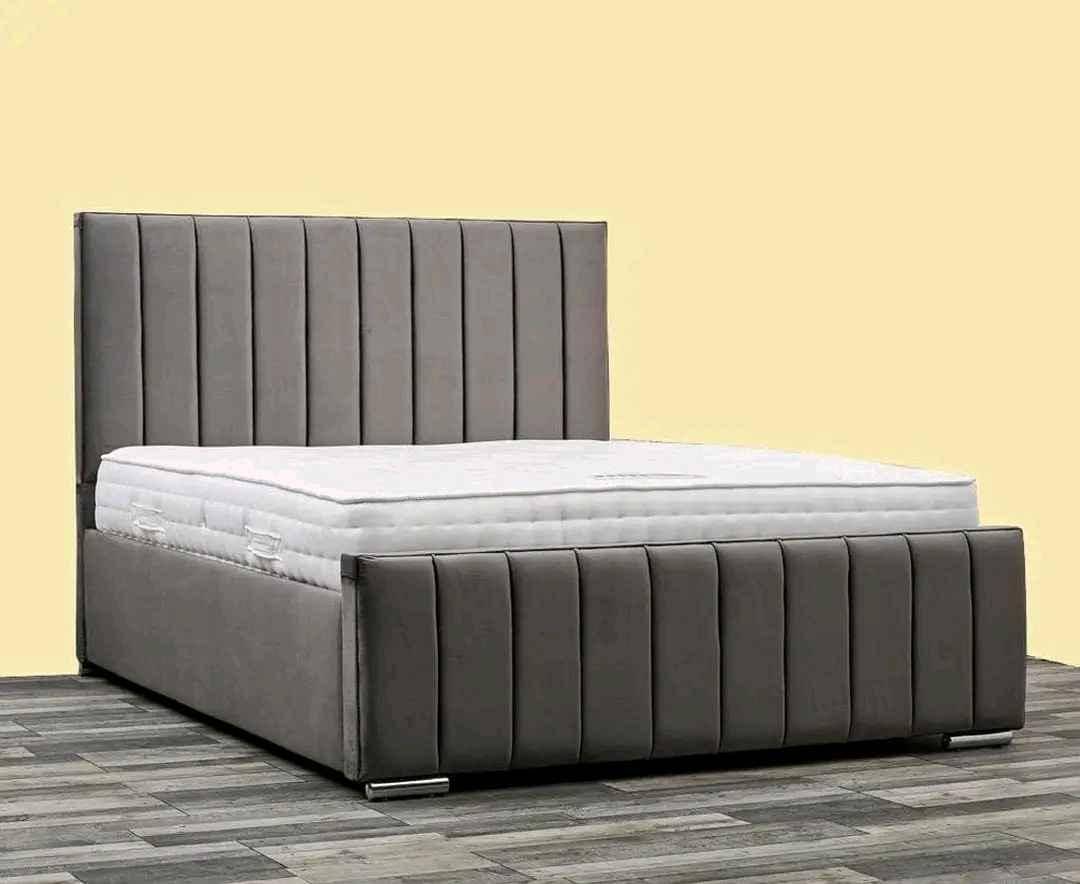 5/6 fabric bed very affordable  for sale in Kampala - Yilick