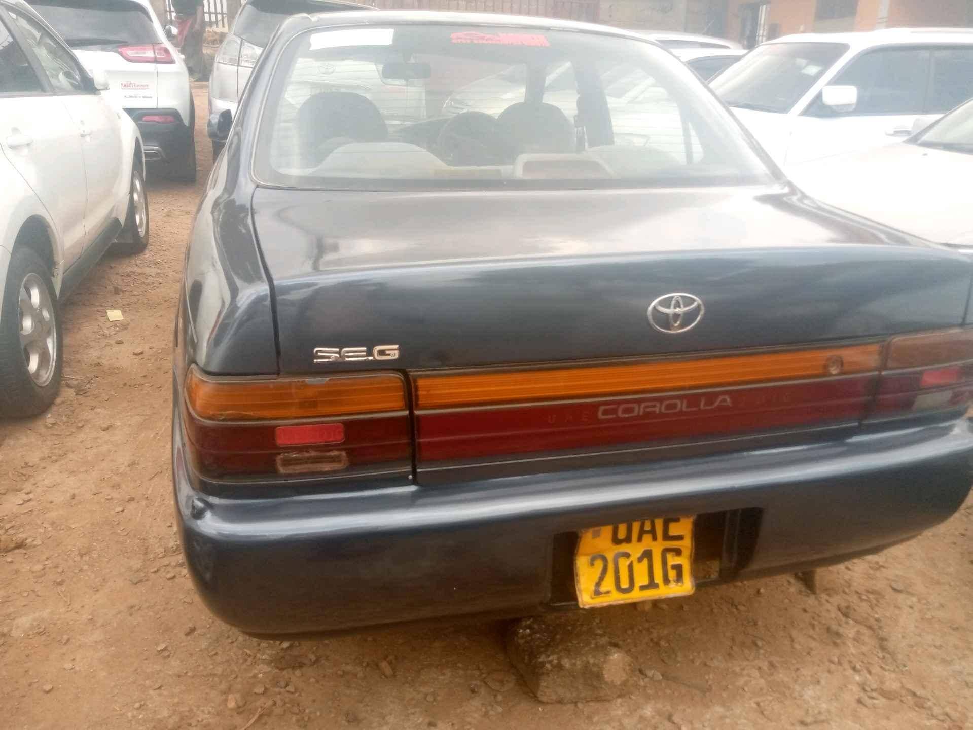 Toyota Corolla color black for sale in Kampala - Yilick