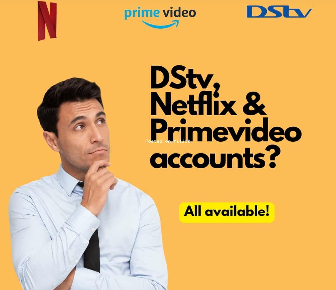 ONLINE DSTV AND NETFLIX ACCOUNTS  for sale in Kampala - Yilick