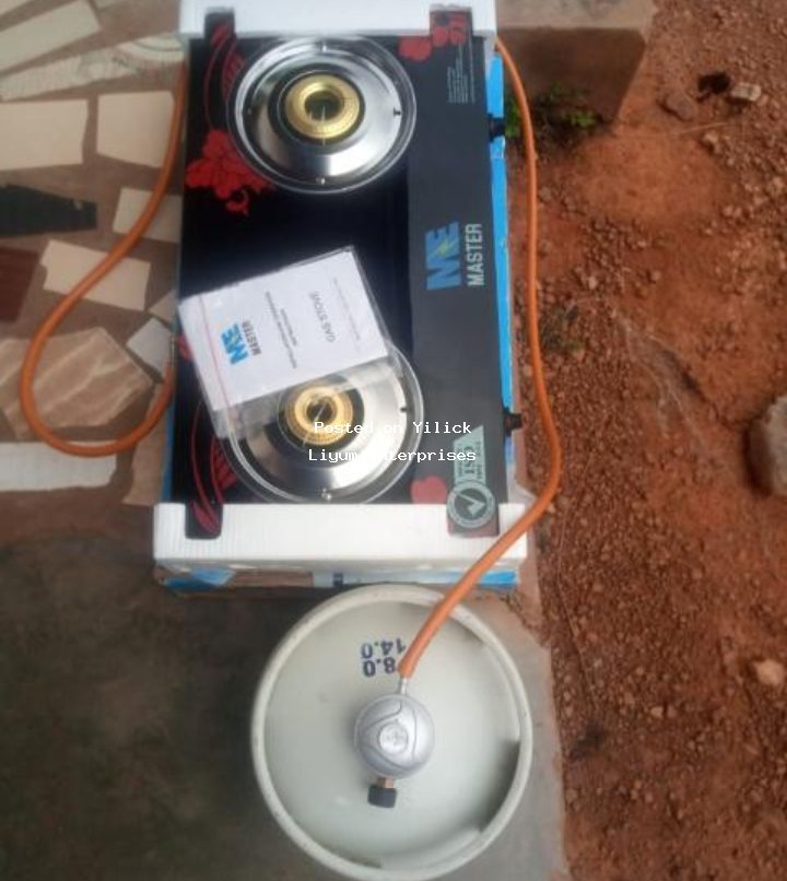 6kg stabex gas+ Double glass gas stove for sale in Kampala - Yilick